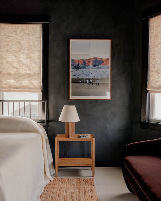 Residential style King Suite layout at Jersey Shore boutique hotel.