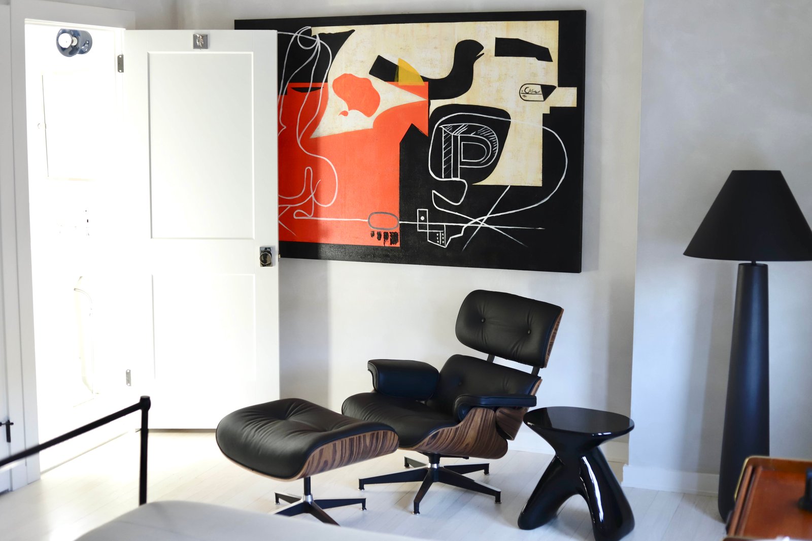 Spacious King Suite interior at boutique hotel near Asbury Park.