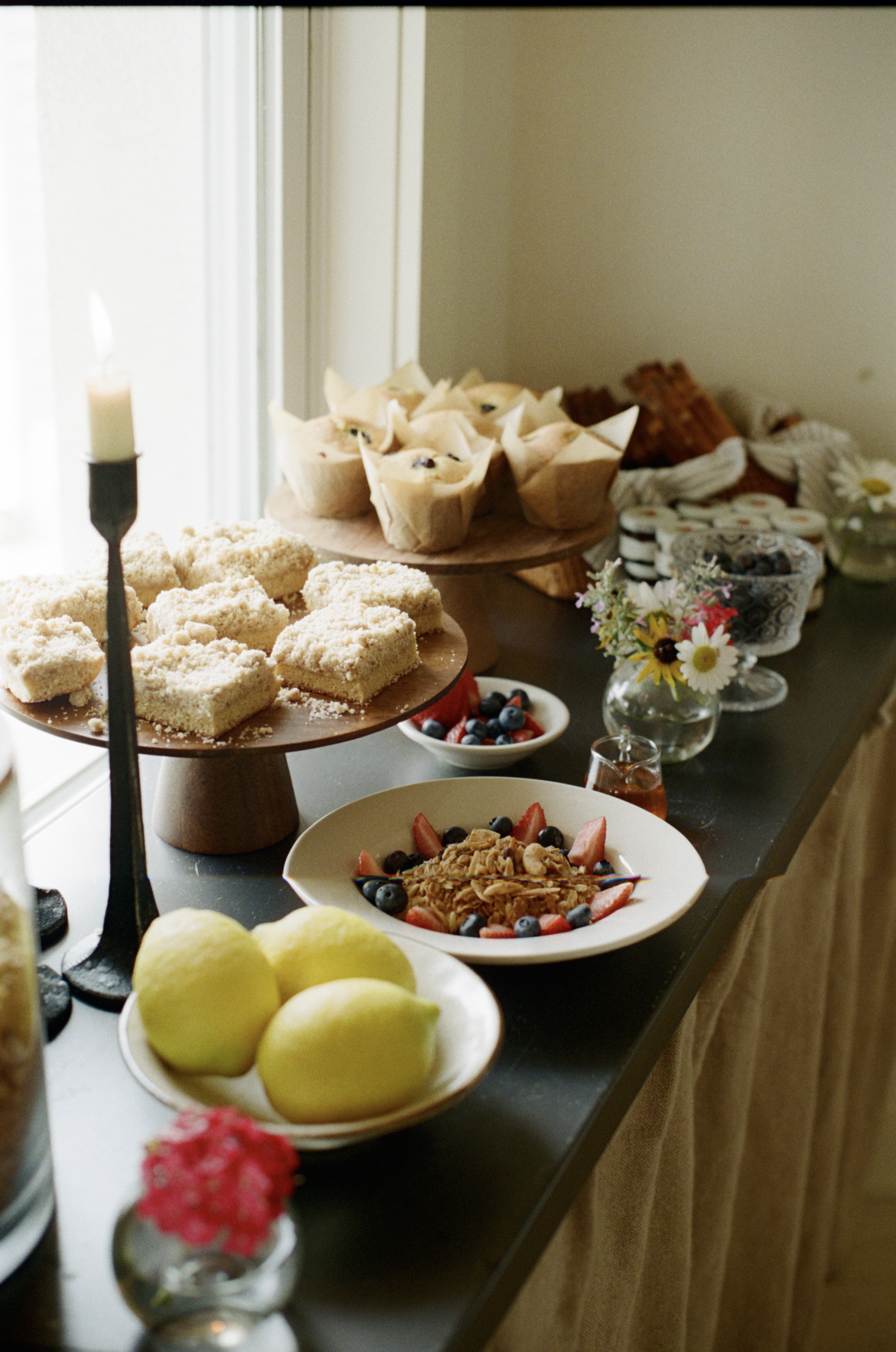 Continental breakfast selection at The James Bradley in Bradley Beach, NJ.